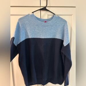Brand New Blue and Navy Colorblock Sweater